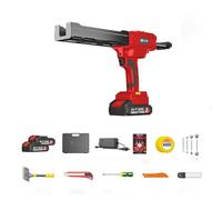 Electric Caulking Machine - Automatic Dual Tube Dispensing Equipment for Two-Part Epoxy, Reduces Hand Fatigue, Includes Battery & Charger