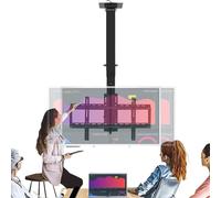 Electric Ceiling & Floor TV Mount - Automatic Lift with Remote & Switch Fits 26-43 Inch TVs Support for Enhanced Viewing Experience Dual Installation Methods
