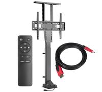 Electric Ceiling-mounted TV 37-65" VESA 600x400 50kg Remote Control HDMI Cable