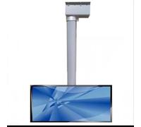 Electric Ceiling TV Mount Adjustable Height TV Lift (40 cm) with Remote Control Wall-Mounted TV Bracket for Smart TVs Space-Saving Design Easy Installation