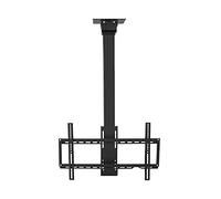 Electric Ceiling TV Mount Adjustable Steel TV Stand Remote Control Automatic Lift HeavyDuty Ceiling TV Support Ideal for Home Theater SpaceSaving Design.