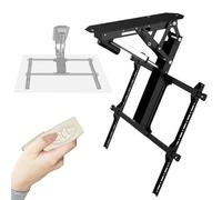 Electric Ceiling TV Mount for 32 to 65 inch/50 to 90 inch Screens, Flip Down Motorized Pitched Roof TV Bracket, 0-75° Adjustment, Remote Control(32-65 inch)