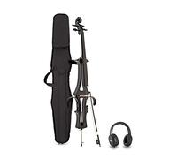 Electric Cello Headphone Pack by Gear4music, Black