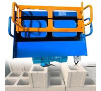 Electric Cement Block Making Machine, Fast Forming in 45 Seconds, Concrete Block Machine for Construction