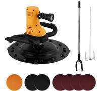 Electric Cement Mixer with Power Trowel Function, Concrete Trowel, Polishing Machine, 1-6 Speed 280-2800RPM 2880W Pure Copper Motor, with Mixing Rod for Construction Sites