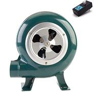 Electric Centrifugal Blower with Variable Speed Governor for Forge, BBQ, Fireplace, Heavy Duty Adjustable Airflow, High Pressure Air Supply for Blacksmithing Foundry Heating