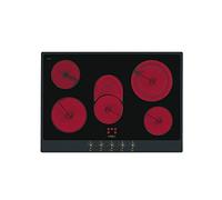 Electric Ceramic hob with 5 Heating Fields P875AO