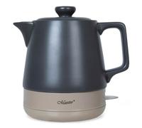 Electric Ceramic Kettle Tea Pot Kitchen 1000W Black Matt Elegant Design Odorless