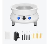 Electric Ceramic Pottery Maker with Rotating Button for Crafting Small Ceramic Creations, Ideal for Training Attention and Increasing Interest