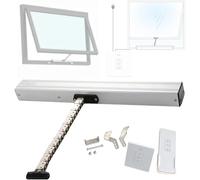 Electric Chain Actuator Window Opener with Remote Control and Manual Switch for Skylight, Greenhouse Roof Vent, and Attic Windows