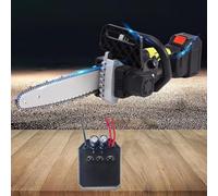 Electric Chain Saw Control Board for Lithium Battery Powered Saws, 55A High-Power 21V Drive Board with Overheat & Short-Circuit Protection, Com