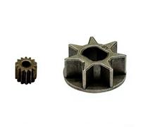Electric Chain Saw Gear Replacement Parts for Mini Rechargeable Logging Saw, Small Lithium Chainsaw Accessories, Metal Gears for Electric Saw Repair (3 Pack)