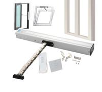 Electric Chain Window Opener Actuator, Automatic Window Opener, Stroke 300mm-1000mm, for Skylight Window Greenhouse and Roof Vent (Color : 24V Motor+Remote+Switch),800mm