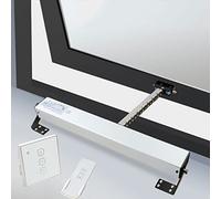 Electric Chain Window Opener - Wireless Remote Control & Switch, Automatic Skylight, Greenhouse Roof Vent, Adjustable Stroke 300mm-900mm, IP32 Waterproof Motor