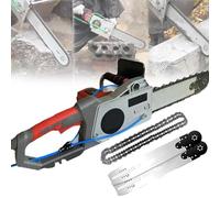 Electric Chainsaw Cutter, Wall Chaser Machine for Concrete, Diamond Chain Saw for Cutting Reinforced & Red Brick Walls, 35cm/48cm Options