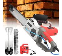 Electric Chainsaw for Concrete Cutting, Handheld Wall Cutter with Water Fed Dust Suppression, Ideal for Granite and Masonry, 35cm for Indoor and Outdoor Use