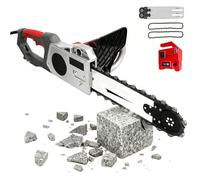 Electric Chainsaw for Wall Grooving and Demolition | 5800W Pure Copper Motor | 360° Smooth Cutting | Water Pump Dust Control | Deep Cuts Reinforced Concrete and Stone