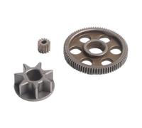Electric Chainsaw Replacement Gear Set of 3 for Small Cordless Logging Saw | Pack of 3 metal replacement gears keeps your small cordless electric chainsaw running smoothly and reliably.