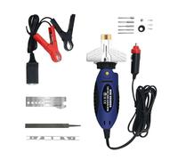 Electric chainsaw sharpener,Chainsaw chain sharpener12V,DC 55W 25000PRM,With 5 alloy grinding stones,File,Measuring scale-JOVANT