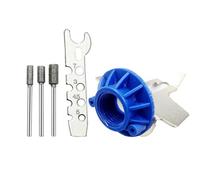 Electric Chainsaw Sharpening Kit Grinder Polishing Attachment 70 * 50 * 19 mm Electric Chainsaw which ensures high Hardness Precise and Effective Sharpening (Blue)