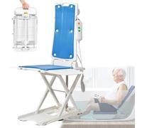 Electric Chair Lift for Elderly, Foldable Lift Chair from Floor with Remote, IPX8 Waterproof, 300 LBS Capacity, Fall Assist Device