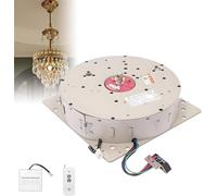 Electric Chandelier Hoist, 2-in-1 Heavy Duty Chandelier Hoist Lifter System with Remote Control & Wall Switch, 19.6ft Lift Stroke, 4.27FT/min Lift Speed, for Fixture Cleaning.(330LBS)