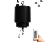 Electric Chandelier Lift, Chandelier Hoist Lifter System with Remote Control, Adjustable Height Lamp Lift Equipment, for Workshops, Gyms, Warehouses, Supermarkets and Commercial Use(20m)