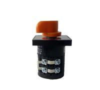 Electric Change Over Switch Manual Transfer HZ5B-20/2 Series 20A 0-4 Position Two Poles Silver Contacts