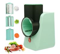 Electric Cheese Grater, Electric Vegetable, Food Processor with 5 Attachments Multifunctional Vegetable Slicer Salad Maker, Fruit Cutter, SpiralizerElectric Cheese Grater