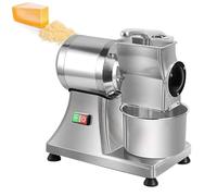 Electric Cheese Grater Machine - Stainless Steel Rotary Grater with Container for Cheese, Bread, and Butter Shredding - Commercial Food Preparation Equipment