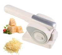 Electric Cheese Grater Rotary Slicer, Handheld Grinder Shredder with 2 Drums, Ice Shaver for Pizza, Cake, Home Kitchen
