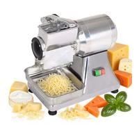 Electric Cheese Grinder, 550W Commercial Stainless Steel Machine for Grating Butter, Bread, and Crumbs with Enlarged Inlet and Outlet