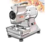 Electric Cheese Grinder, Commercial Grater with Stainless Steel Bucket, Low Noise, High Performance 550W for Cheese and Butter