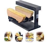 Electric Cheese Melter, Rapid Heating Raclette Grill with Double Heating Area, Traditional Cheese Melting Machine for Perfectly Melted Cheese