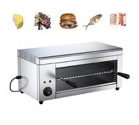 Electric Cheese Melter Toaster, Countertop Salamander Grill for Melting Cheese, Broiler for Sandwiches and Steaks, Adjustable Temperature 122-572°F