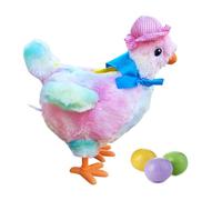 Electric Chicken Dog Feeder Toy - Automatic Egg Laying Treat Dispenser, Interactive Puzzle Feeding Machine, Funny Hen Shape | Pet Enrichment Game for Small Dogs Training Reward Mental Stimulation