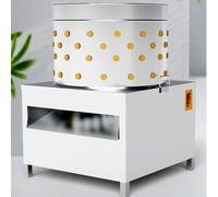 Electric Chicken Plucker Machine Stainless Steel Automatic Heavy-Duty Feather Plucking Defeathering Poultry Turkey Equipment for Farm Home Use 60L