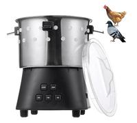 Electric Chicken Plucking Machine, Automatic Poultry Feather Removal Machine with 5000RPM & 2-Speed, Stainless Steel Bird Plucker for Chicken, Quail, Duck & Goose