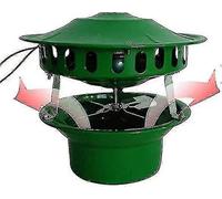 Electric Chimney Fan for BBQ Hut Fireplace Thermo Stove Wood Oven - 80W-Yvan