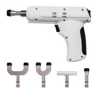 Electric Chiropractic Adjusting Tool, Spine Activator Massager with 4 Heads, 3 Speed Levels, Deep Muscle Relaxation, Relieve Joint Pain, for Scoliosis, Cervical Spondylosis