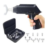 Electric Chiropractic Massager with 8 Interchangeable Gun Heads and Speed Adjustment for Soothing Bones and Acupuncture Points