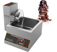 Electric Chocolate Melting Machine, Stainless Steel Melter, 0-95°C Temp Control, Adjustable Speed, 8/12kg Capacity, Timeless for Home & Commercial