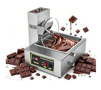 Electric Chocolate Melting Machine, Stainless Steel Melter, 0-95°C Temp Control, Adjustable Speed, 8/12kg Capacity, Timeless for Home & Commercial