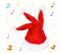Electric Christmas Hat, Singing and Dancing Electric Christmas Santa Hat With Randomly Swing & Play Songs Party Hat (1pc)