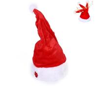 Electric Christmas Hat, Singing and Dancing Electric Santa Hat for Adults Kids, Plush Funny Musical Swinging Christmas Holiday Hats (1 Pc)