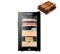 Electric Cigar Humidor 46 Litre 200 Count PTC Thermal Compensation, Luxury Corporate Gift For Clients Executives Business Gift, Sophisticated Smoking Room Decor Box