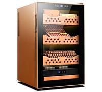 Electric Cigar Humidor Cooler, 70L with Removable Cedar Shelf, Temperature & Humidity Control for Cigar Enthusiasts, Perfect Cigar Storage