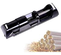 Electric Cigarette Injector Machine, Automatic Cigarette Rolling Machine Electric Injector Mini Tobacco Roller Maker Cigarette Maker DIY Smoking Tool for Men and Women Presents(Black)