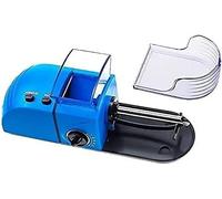 Electric Cigarette Injector Machine, Cigarette Smoke Pipe, Electric Easy Automatic, Cigarette Injector Rolling Machine Tobacco Maker Roller Tool for Men and Women PresentsRed(Blu)