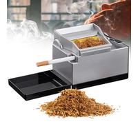 Electric Cigarette Rolling Machine - Fully Automatic 8.0 Model with Case, Indicator Light, Gift for Husband and Father - Lightweight and Durable Design